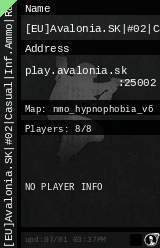 [EU]Avalonia.SK|#02|​Casual|Inf.Ammo|Rank​ing|All​ Maps|