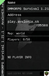 DMMORPG Survival 1.21.1 - AvalonCS.net