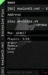 [EU] AvalonCS.net - Excessive Plus